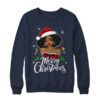 Merry Christmas Black Women African Girl Santa Hat Xmas Shirt Sweatshirt Crewneck Sweatshirt Navy 600x.jpg