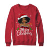 Merry Christmas Black Women African Girl Santa Hat Xmas Shirt Sweatshirt Crewneck Sweatshirt Red 600x.jpg