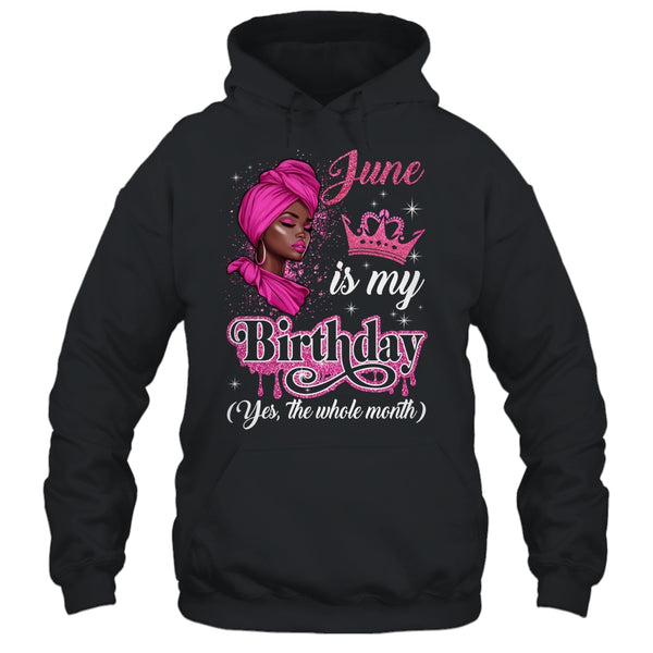 June Is My Birthday African Black Women Birthday Queen Shirt Tank Top Pullover Hoodie Black 600x.jpg