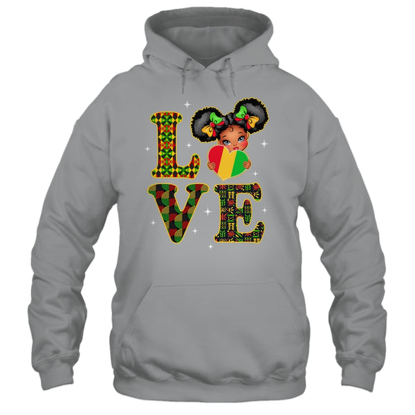 Love Black History Month Strong African Girls Kids Shirt Hoodie Pullover Hoodie Sport Grey 600x 1.jpg