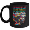 Black History Month African Woman Afro I Am The Storm Mug 11oz Mug Black front 600x.jpg
