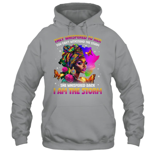 I Am The Storm Inspirational African Black Pride Woman Shirt Hoodie Pullover Hoodie Sport Grey 600x 1.jpg