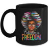 Education Is Freedom Black Teacher Books Black History Month Mug 11oz Mug Black front 600x.jpg