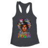Education Is Freedom Black Teacher Books Black History Month Shirt Tank Top Women s Ideal Racerback Tank Black 600x.jpg