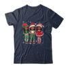 Merry Christmas Black Afro African Santa Hat ELF Melanin Shirt Sweatshirt Classic T Shirt Navy 600x 1.jpg