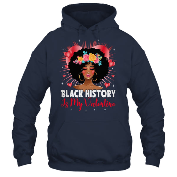 Cute Black History Is My Valentine African American Women Shirt Tank Top Pullover Hoodie Navy 600x 1.jpg