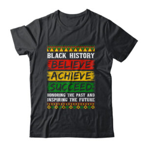 Black History Month Decorations Melanin African American Classic T Shirt Black 600x.jpg