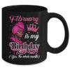 February Is My Birthday African Black Women Birthday Queen Mug 11oz Mug Black back 600x.jpg