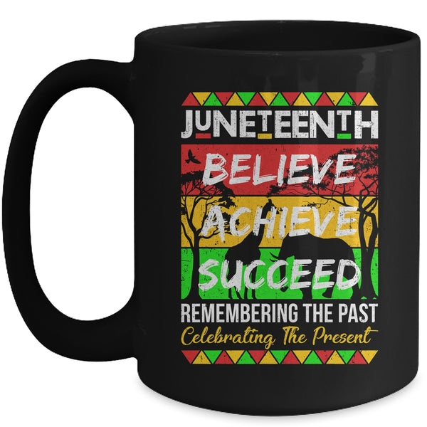Juneteenth Is My Independence Day Black Pride Melanin Mug 15oz Mug Black front 600x.jpg