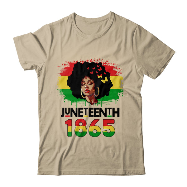 Juneteenth Freedom 1865 Black History African American Women Classic T Shirt Sand 600x.jpg