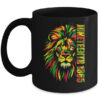 Juneteenth Men Women African American Black Lion 1865 King Mug 11oz Mug Black front 600x.jpg