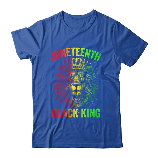 Lion Juneteenth Black King Melanin Father Dad Men Son Boys Classic T Shirt Royal 600x.jpg