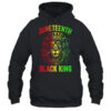 Lion Juneteenth Black King Melanin Father Dad Men Son Boys Pullover Hoodie Black 600x.jpg