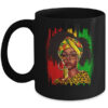 Afro Woman African Melanin Headscarf Nubian Black History Mug 11oz Mug Black front 600x.jpg