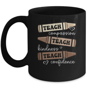 Afro African Black History Month Melanin Teacher Teach Mug 11oz Mug Black front 600x.jpg
