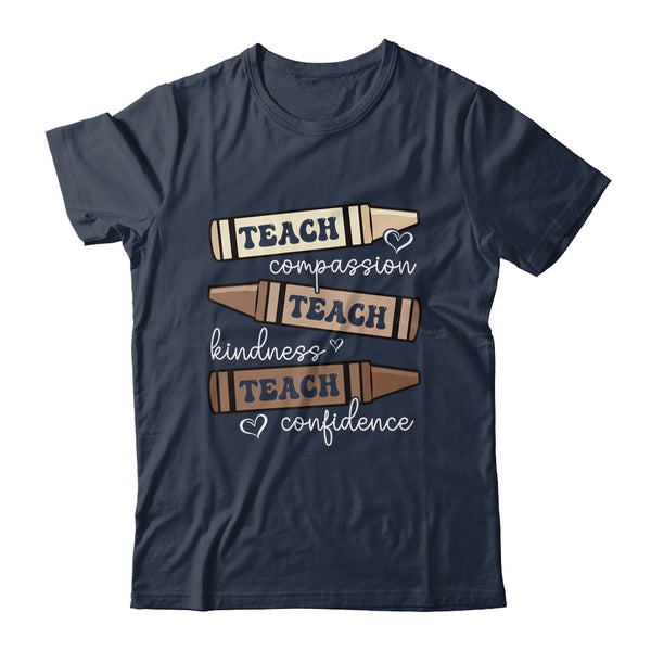 Afro African Black History Month Melanin Teacher Teach Classic T Shirt Navy 600x.jpg