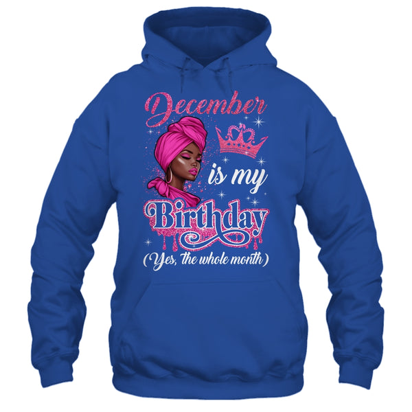 December Is My Birthday African Black Women Birthday Queen Shirt Tank Top Pullover Hoodie Royal 600x.jpg