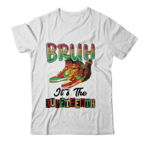 Bruh It s The Juneteenth 1865 African American Girls Boys Classic T Shirt White 600x.jpg