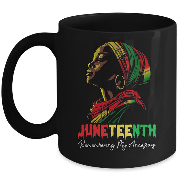 Juneteenth Women 2024 Celebrate Black Freedom History Month Mug 11oz Mug Black front 600x.jpg