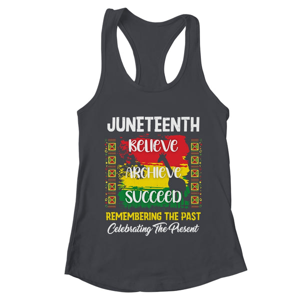 Juneteenth Black African African American Celebrate Freedom Women s Ideal Racerback Tank Black 600x 1.jpg