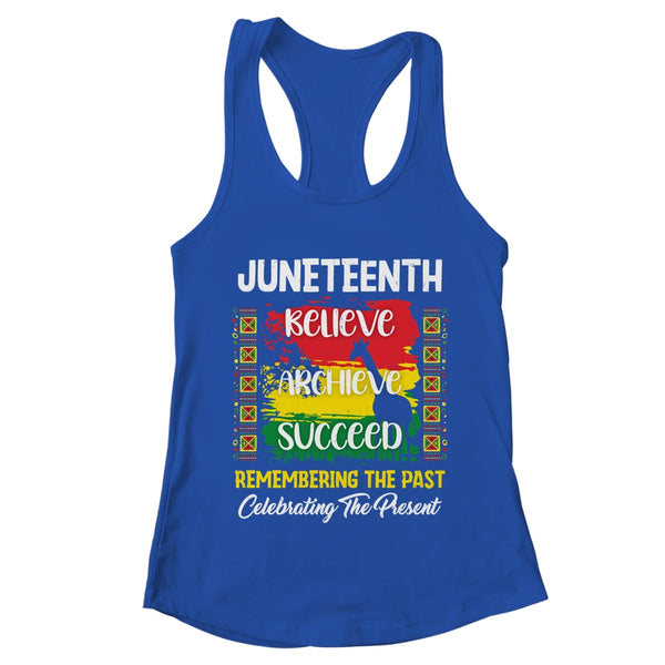 Juneteenth Black African African American Celebrate Freedom Women s Ideal Racerback Tank Royal 600x 1.jpg