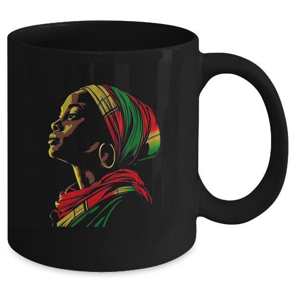Juneteenth Women 2024 Black Freedom Celebrate History Month Mug 11oz Mug Black back 600x.jpg