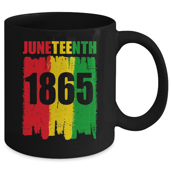Funny Juneteenth 1865 African Freedom Men Women Boy Girl Mug 11oz Mug Black back 600x.jpg