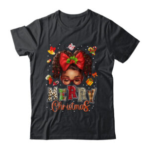 African American Christmas African Black Xmas Mom Women Classic T Shirt Black 600x.jpg
