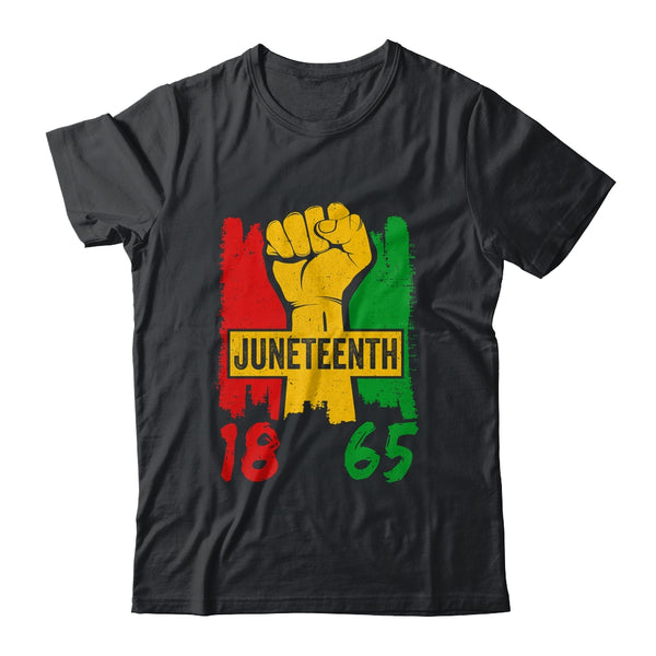 Juneteenth 18 65 African American Black History Month Classic T Shirt Black 600x.jpg