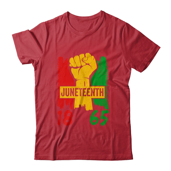 Juneteenth 18 65 African American Black History Month Classic T Shirt Red 600x.jpg