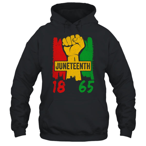 Juneteenth 18 65 African American Black History Month Pullover Hoodie Black 600x.jpg