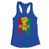 Juneteenth 18 65 African American Black History Month Women s Ideal Racerback Tank Royal 600x.jpg