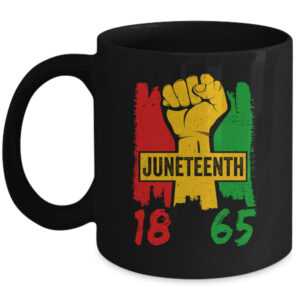 Juneteenth 18 65 African American Black History Month Mug 11oz Mug Black front 600x.jpg