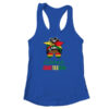 Celebrate Juneteenth Messy Bun Black Women Melanin Pride Women s Ideal Racerback Tank Royal 600x.jpg