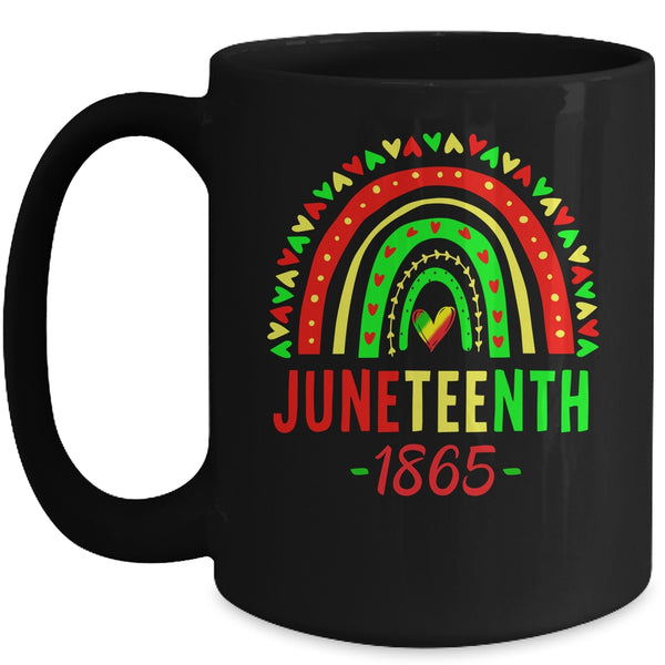 Juneteenth For Women Men Kids Juneteenth Day Rainbow Mug 15oz Mug Black front 600x.jpg Juneteenth For Women Men Kids Juneteenth Day Rainbow Mug 15oz Mug Black front 600x.jpg