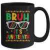 Funny Juneteenth Boys Girls Bruh It s Juneteenth 1865 Mug 15oz Mug Black back 600x 1.jpg