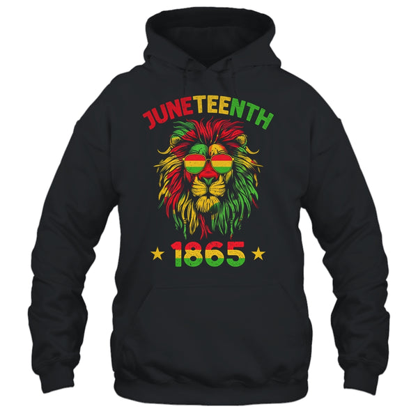 Juneteenth Lion 1865 Black History African American Men Boys Pullover Hoodie Black 600x.jpg