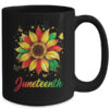 Juneteenth Sunflower Black African American Women Men Girls Mug 15oz Mug Black back 600x 1.jpg