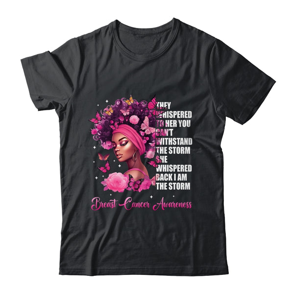 I m The Storm Black Women Breast Cancer Awareness Survivor Classic T Shirt Black 600x.jpg