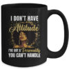 African American Melanin Queen Black Girl Magic Afro Mug 15oz Mug Black back 600x.jpg