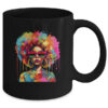 Colorful Art Black Queen Afro Melanin Dripping Juneteenth Mug 11oz Mug Black back 600x.jpg