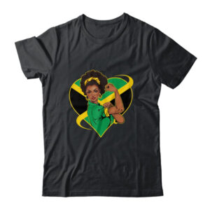 Jamaican Black Woman Melanin Jamaica Afro Girl Pride Flag Classic T Shirt Black 600x.jpg
