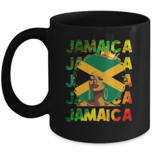 Jamaican Black Girls Jamaica Flag Afro Black Hair Women Mug 11oz Mug Black front 600x.jpg