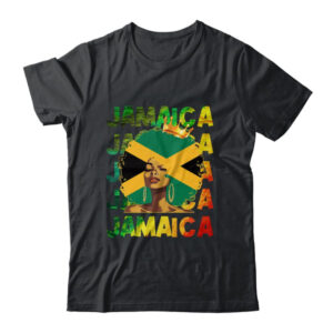 Jamaican Black Girls Jamaica Flag Afro Black Hair Women Classic T Shirt Black 600x.jpg