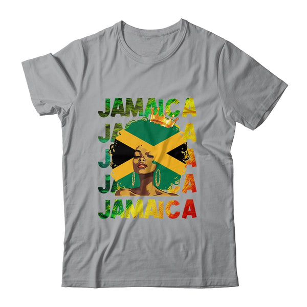 Jamaican Black Girls Jamaica Flag Afro Black Hair Women Classic T Shirt Sport Grey 600x.jpg