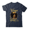 Virgo Queen Birthday Afro Girls Black Zodiac Birthday Classic T Shirt Navy 600x.jpg