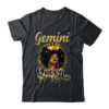Gemini Queen Birthday Afro Girls Black Zodiac Birthday Classic T Shirt Black 600x.jpg