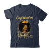 Capricorn Queen Birthday Afro Girls Black Zodiac Birthday Classic T Shirt Navy 600x.jpg