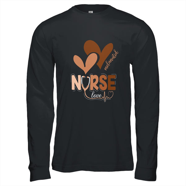 Black Nurse Melanated Woman Black History Month Nursing Crew Long Sleeve T Shirt Black 600x.jpg