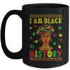 I Am Black History Month African American For Womens Girls Mug 15oz Mug Black front 600x.jpg